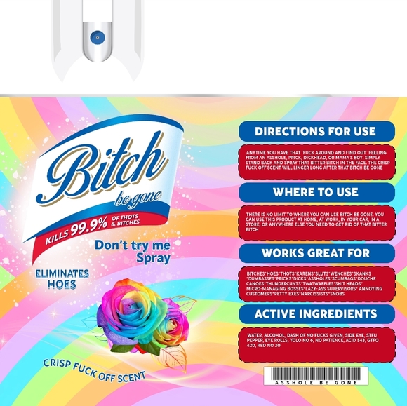 20 oz B*tch Be Gone Spray tumbler - Picture 8 of 10